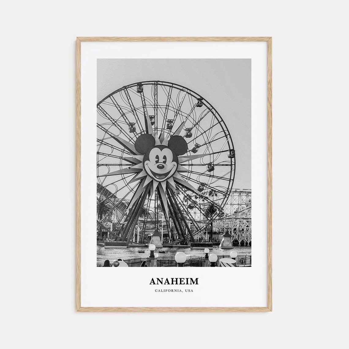 Anaheim Wall Art No 2 Anaheim Wall Decor Anaheim Poster Anaheim Home Decor Anaheim Travel Gift Anaheim Travel Print