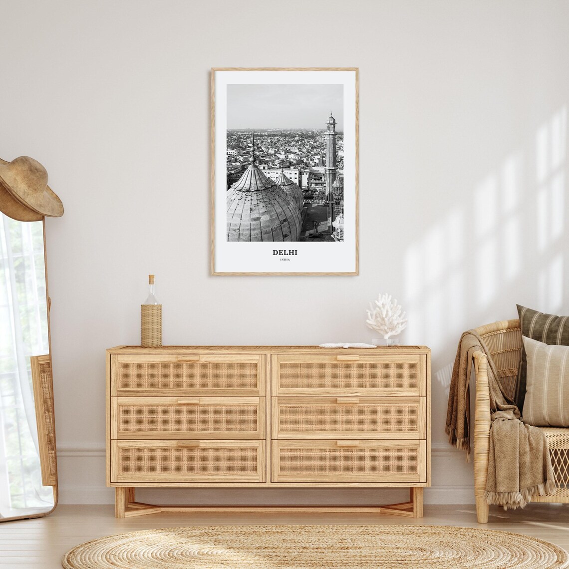 Delhi Wall Art Delhi Wall Decor Delhi Poster Delhi Home Decor Delhi Travel Gift Delhi Travel Print - Image 3