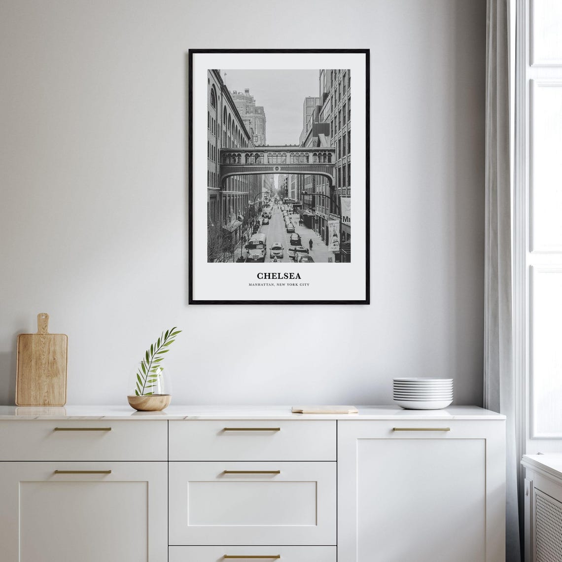 Chelsea Wall Art New York Chelsea Wall Decor Chelsea Poster Chelsea Home Decor Chelsea Travel Gift Chelsea Travel Print - Image 2