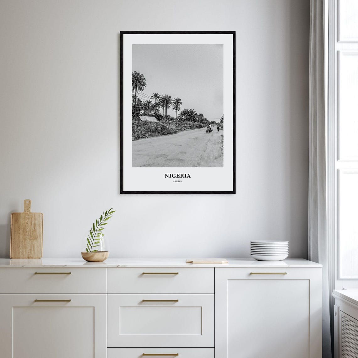 Nigeria Wall Art No 2 Nigeria Wall Decor Nigeria Poster Nigeria Home Decor Nigeria Travel Gift Nigeria Travel Print - Image 2