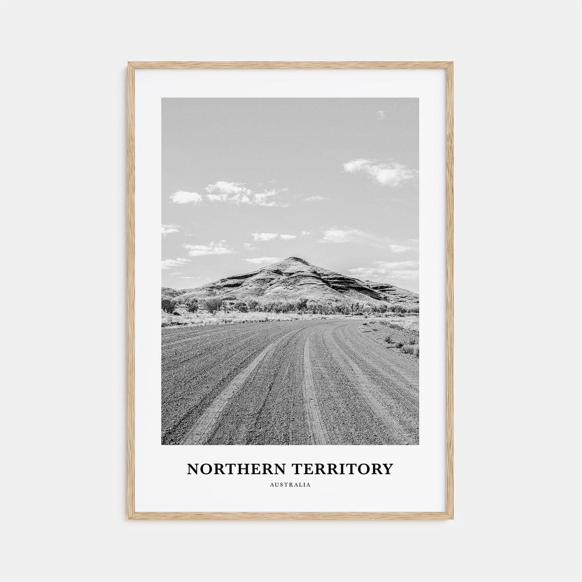 Northern Territory Australia Outback Dirt Road Mountain Poster