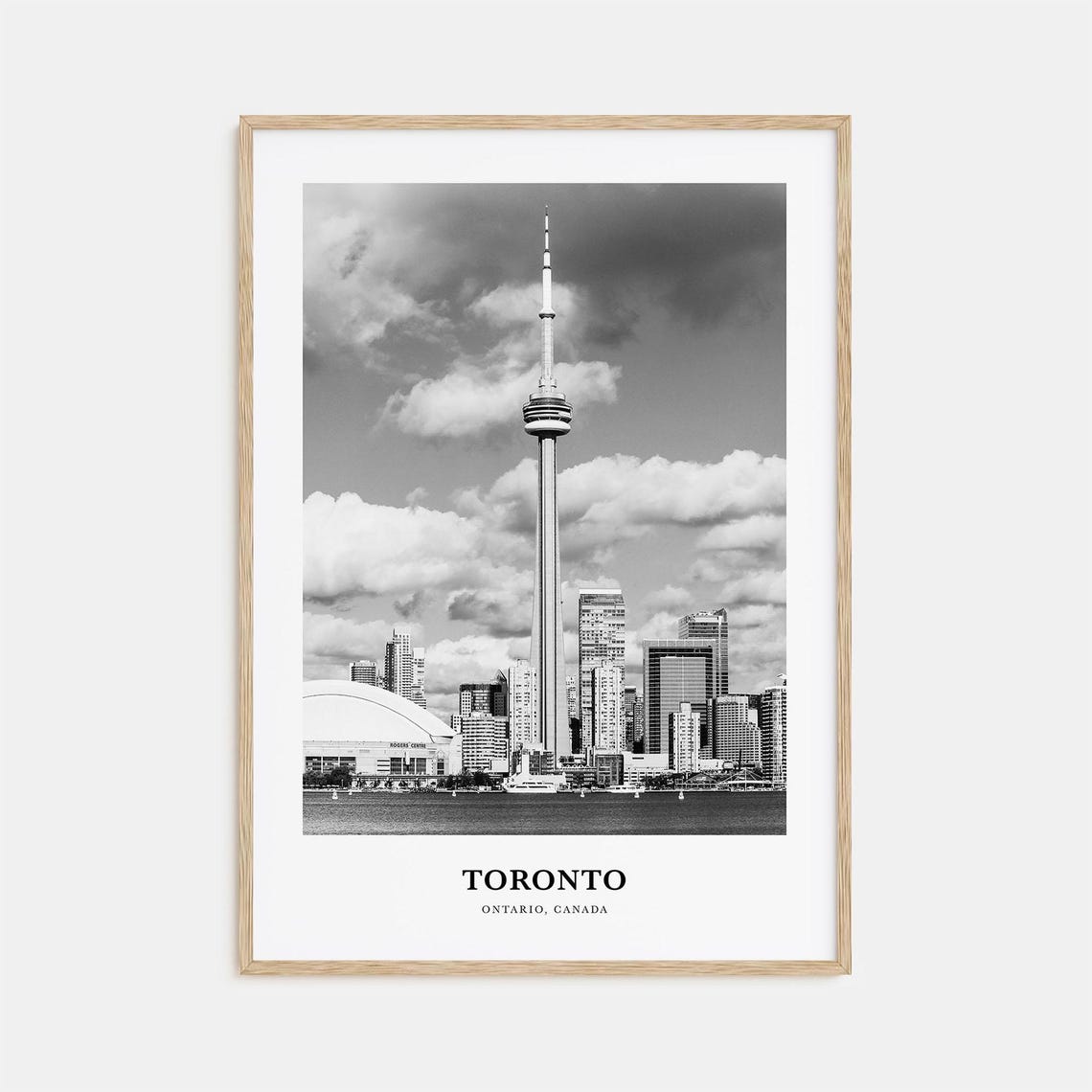 Toronto Ontario Canada CN Tower Rising Above the City Skyline Poster