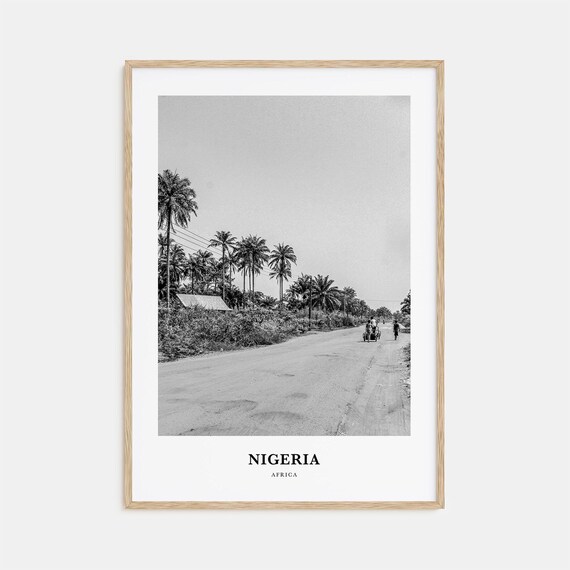 Nigeria Wall Art No 2 Nigeria Wall Decor Nigeria Poster Nigeria Home Decor Nigeria Travel Gift Nigeria Travel Print