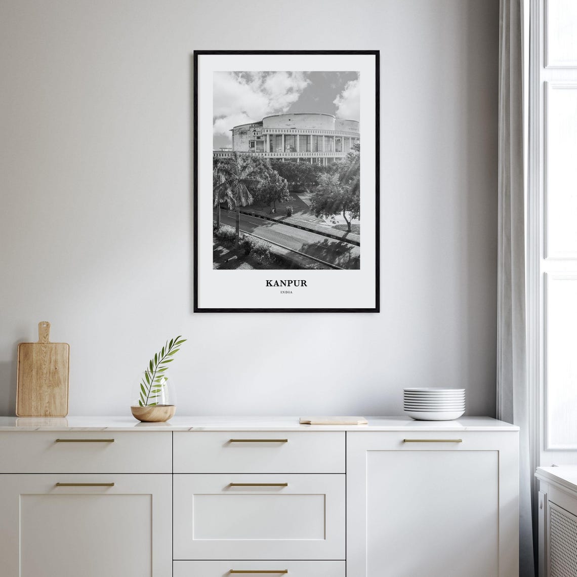 Kanpur Wall Art Kanpur Wall Decor Kanpur Poster Kanpur Home Decor Kanpur Travel Gift Kanpur Travel Print - Image 2