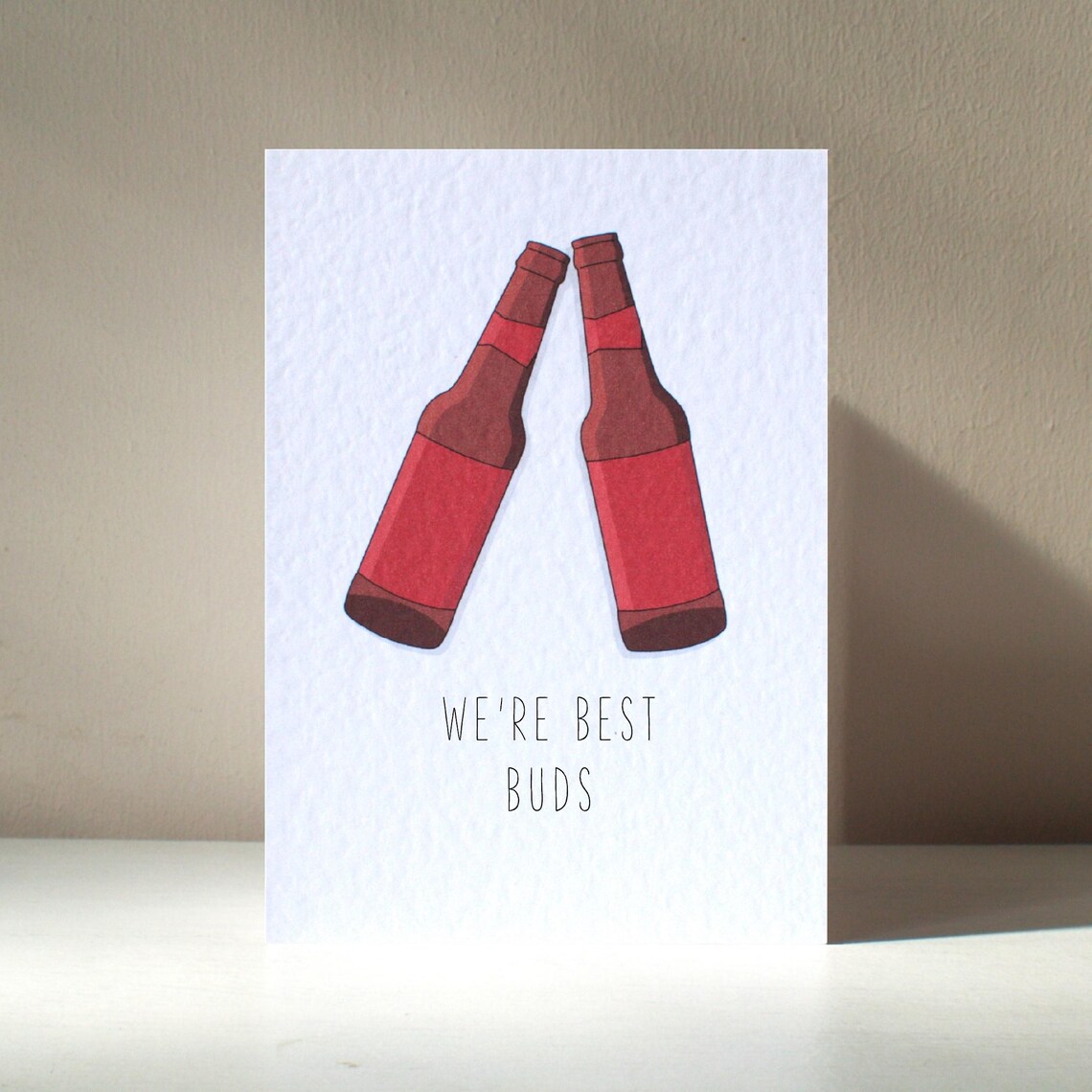 Best Buds Personalized Beer Pun Birthday Art Print