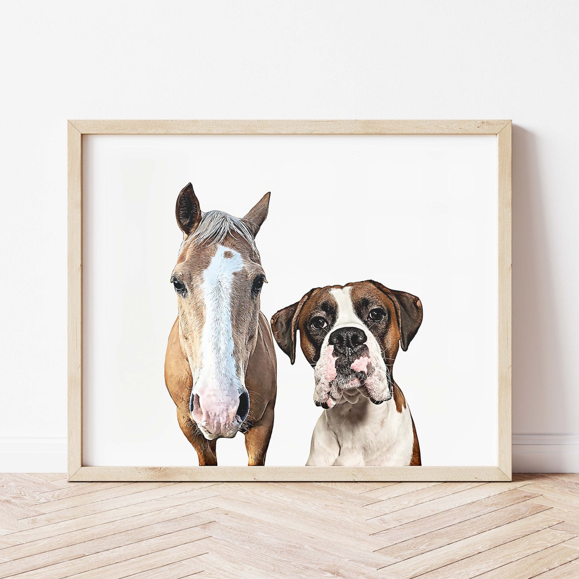 Custom Pet Portrait - Peekaboo Style - Image 3