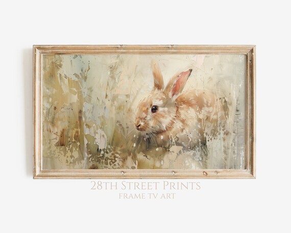 Spring Bunny - Easter Frame TV Art