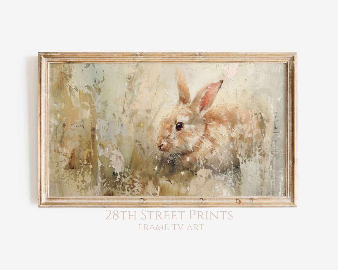 Spring Bunny - Easter Frame TV Art