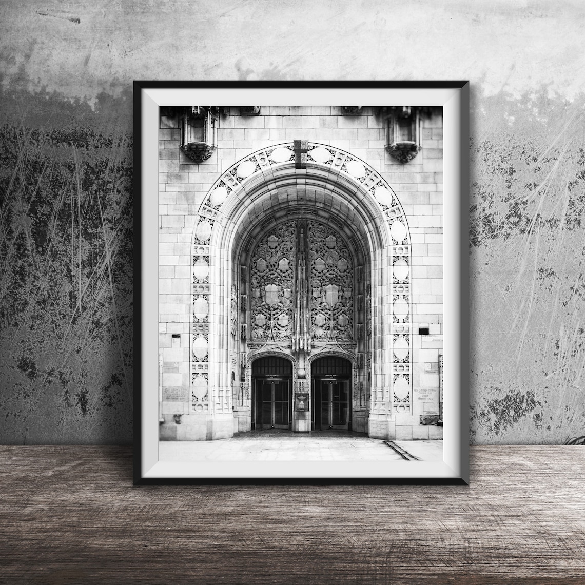 Tribune Tower Doors Chicago Photography Art Print - Image 2