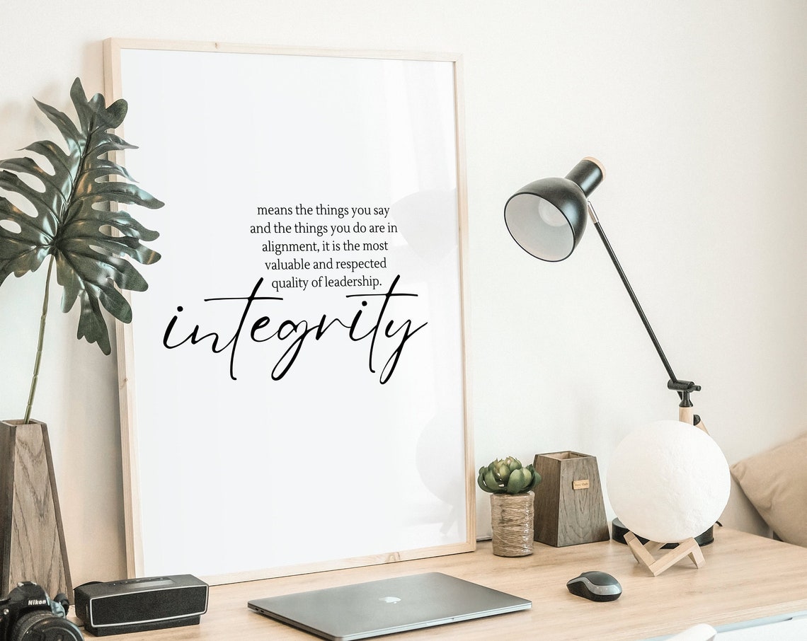 Leadership Quote, Motivational Office Art Print