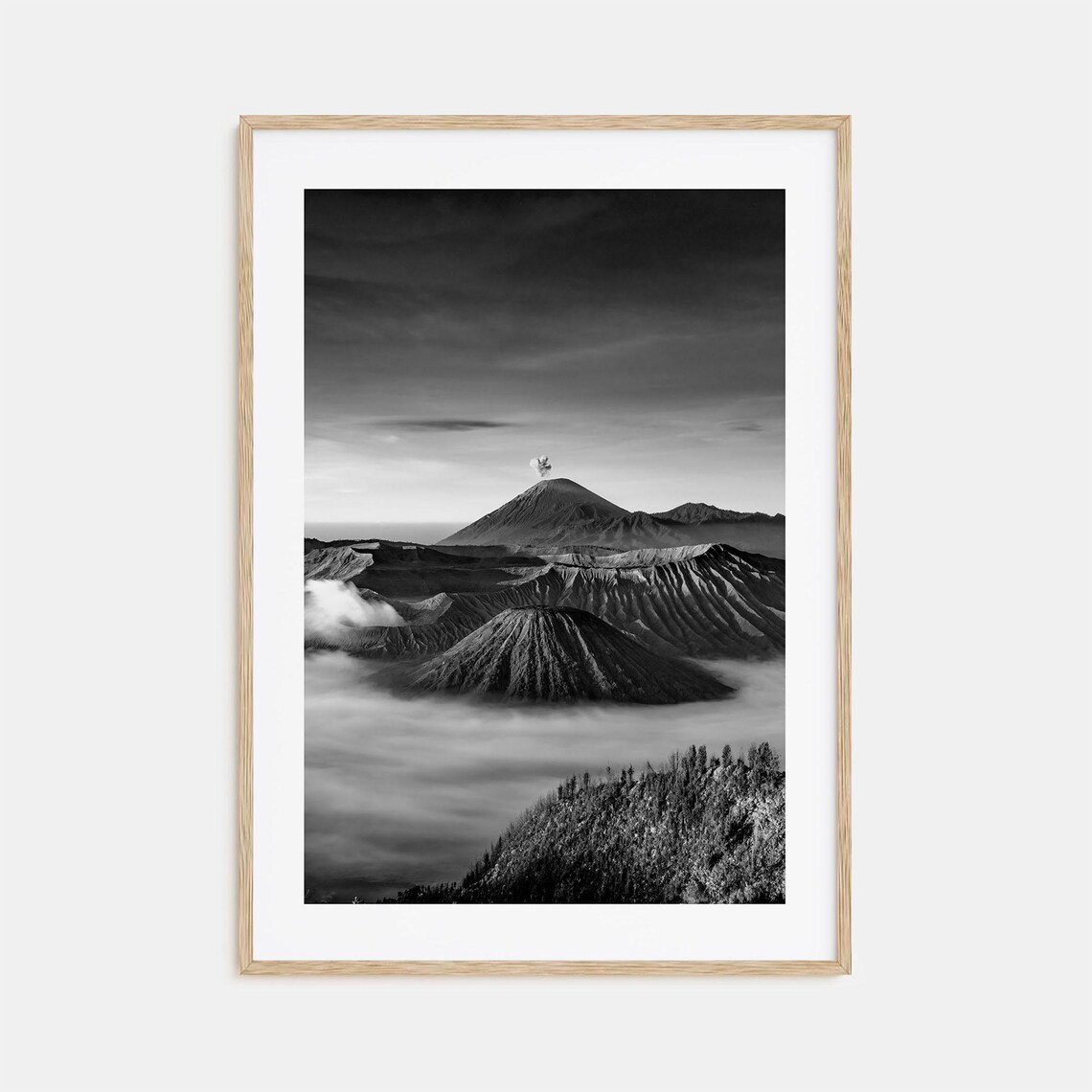 Indonesia Black And White Travel Poster, Map Art Print