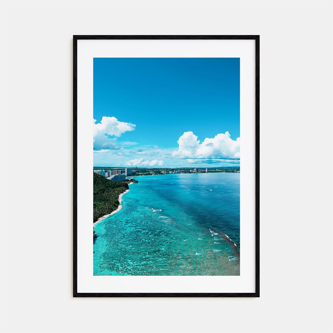 Guam Colorful Poster Print No 1 Guam Photo Wall Art Guam Wall Decor Guam Travel Print Guam Street Map Poster City Map