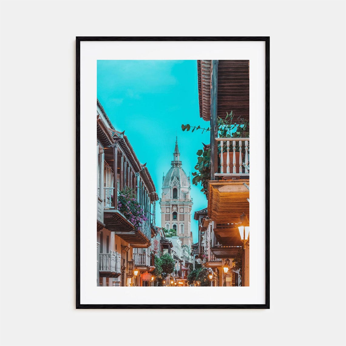 Colombia Colorful Poster Print No 2 Colombia Photo Art Colombia Wall Decor Colombia Travel Print Street Map Poster City Map