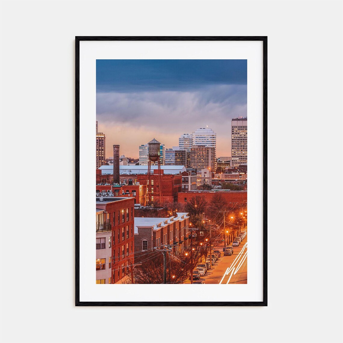 Richmond Colorful Poster Print No 2 Richmond Photo Art Richmond Wall Decor Richmond Travel Print Richmond Street Map Poster City Map
