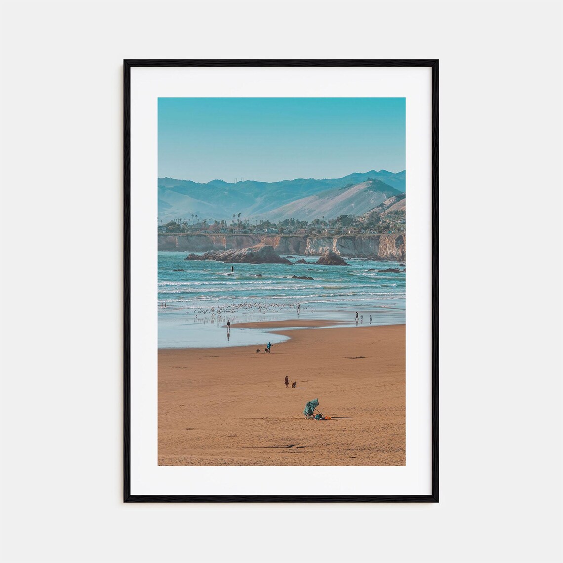 Pismo Beach Travel Poster, City Map Wall Decor