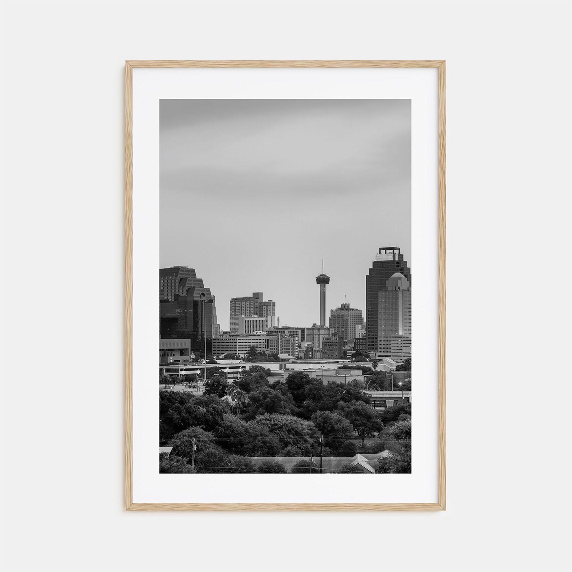 San Antonio Photo Poster Print San Antonio Black And White Wall Art San Antonio Photography San Antonio Travel Map Poster