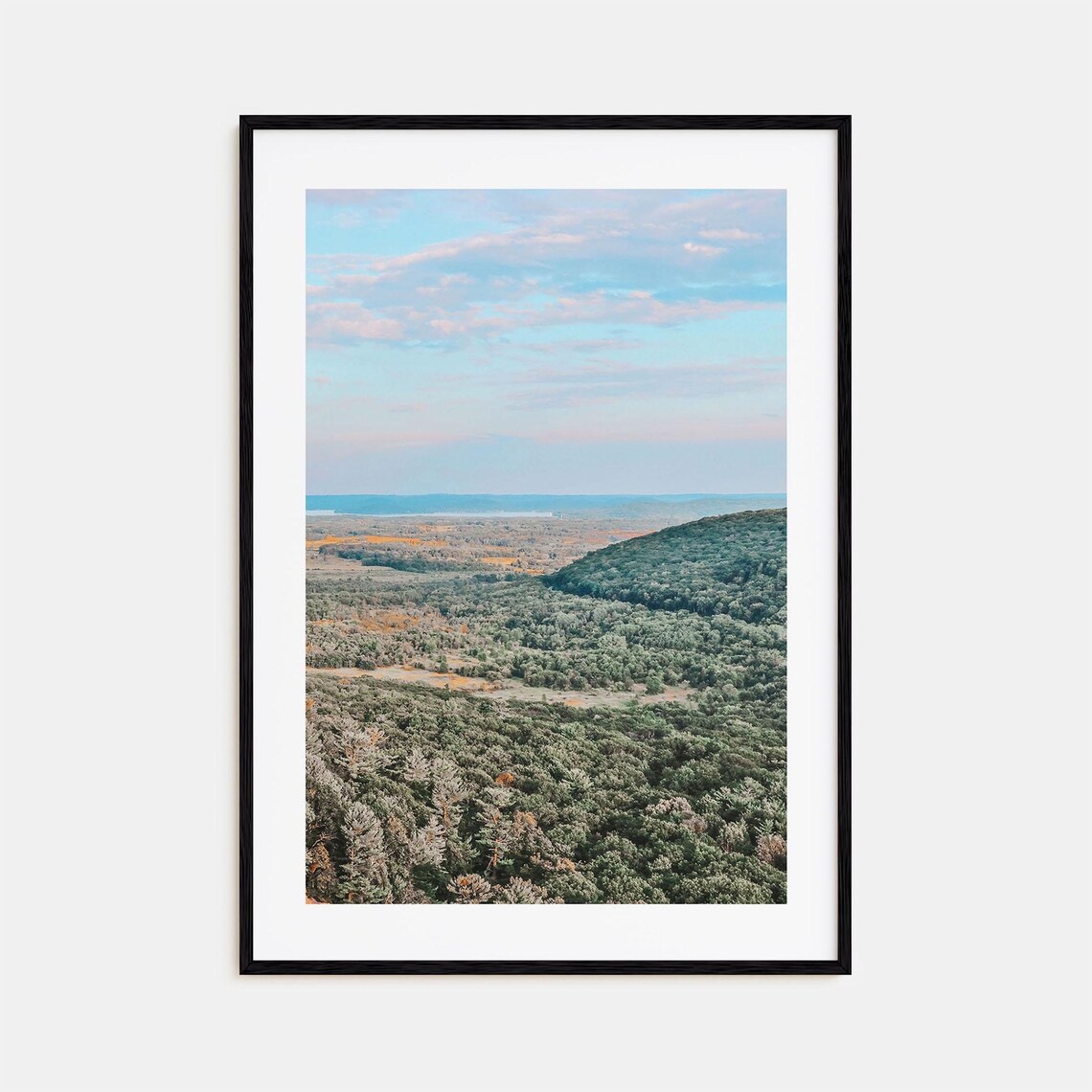 Wisconsin Rolling Forest Hills Golden Valley Scenic View Photo Poster