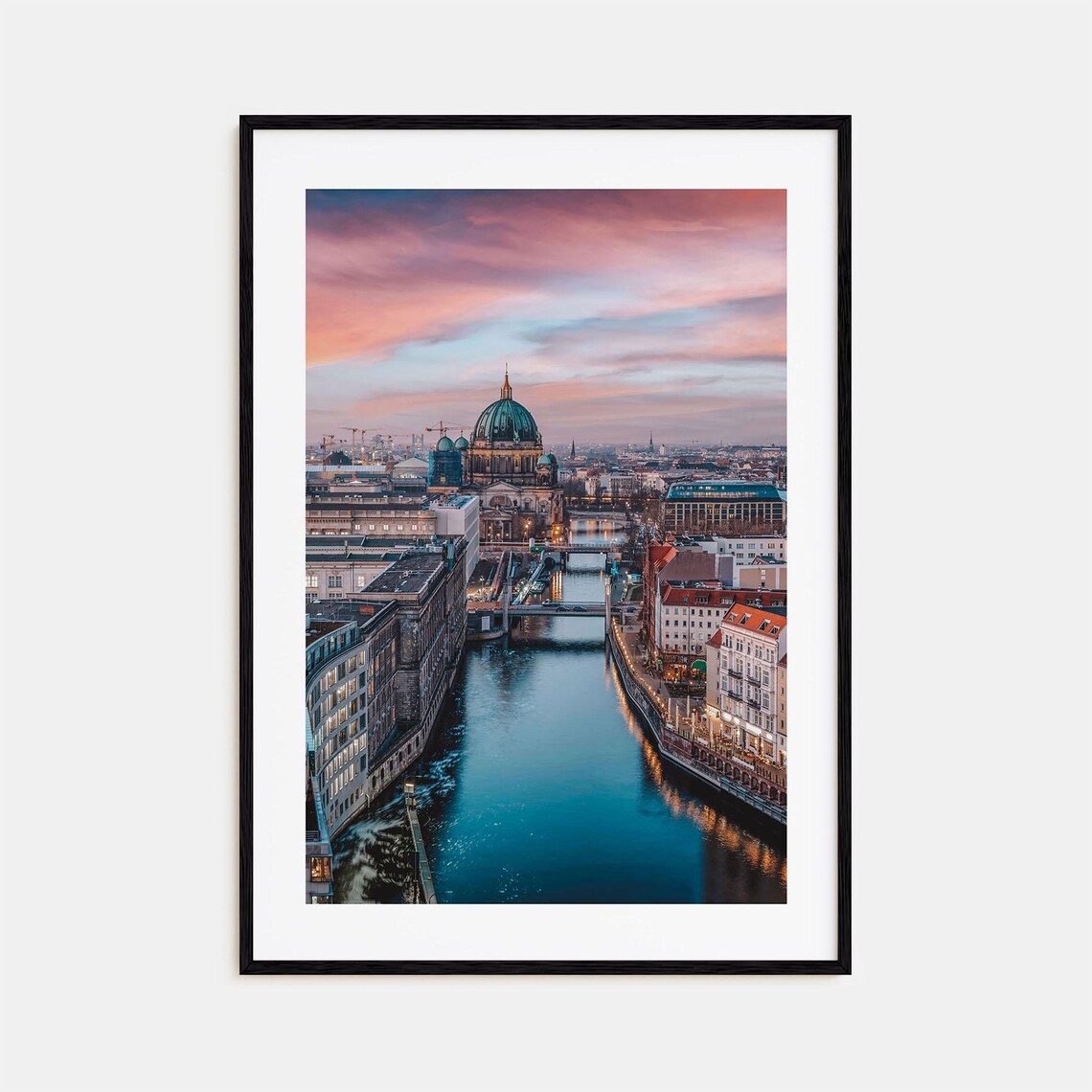 Berlin Colorful Poster Print No 1, Travel Poster
