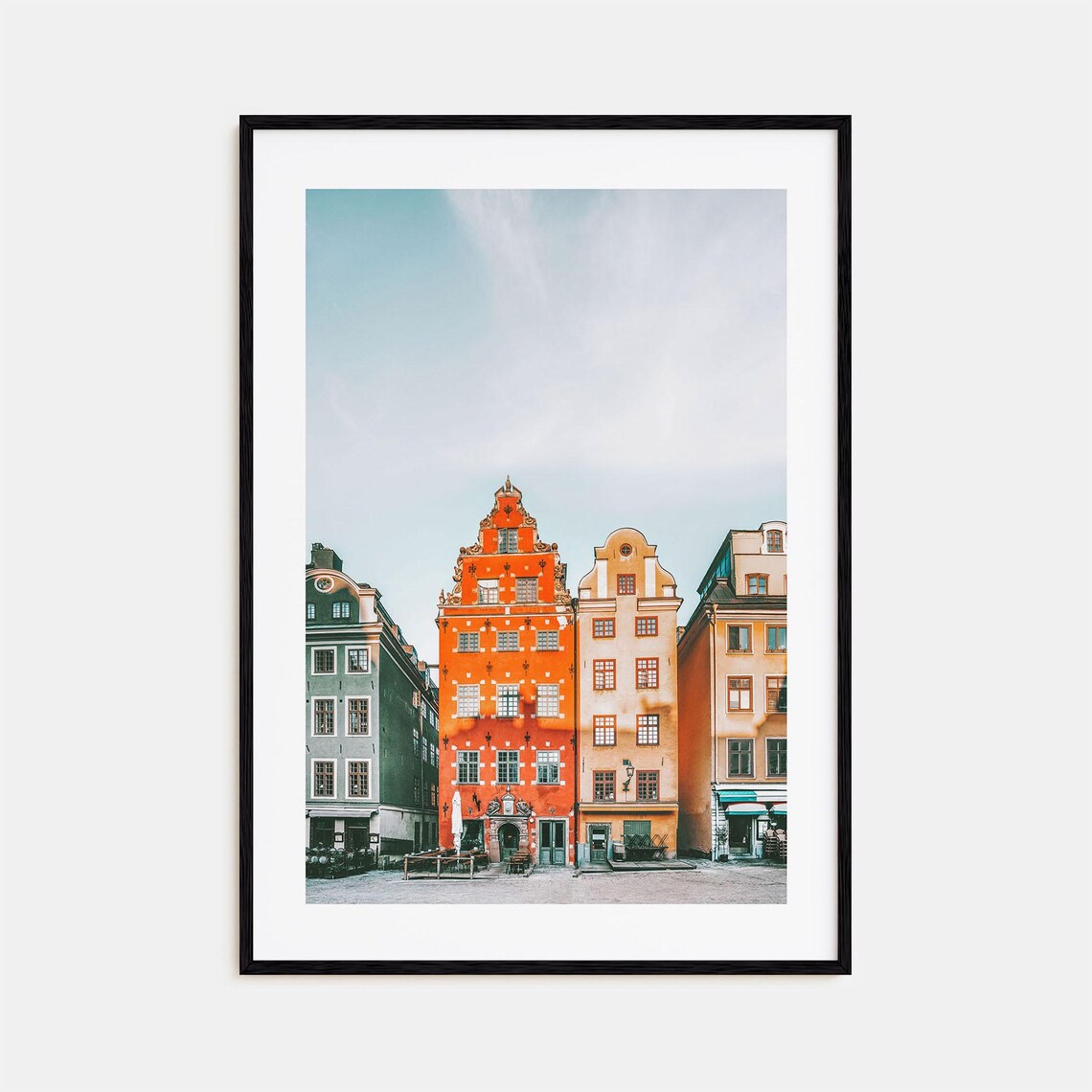 Stockholm Colorful Travel Poster, City Map Art Print