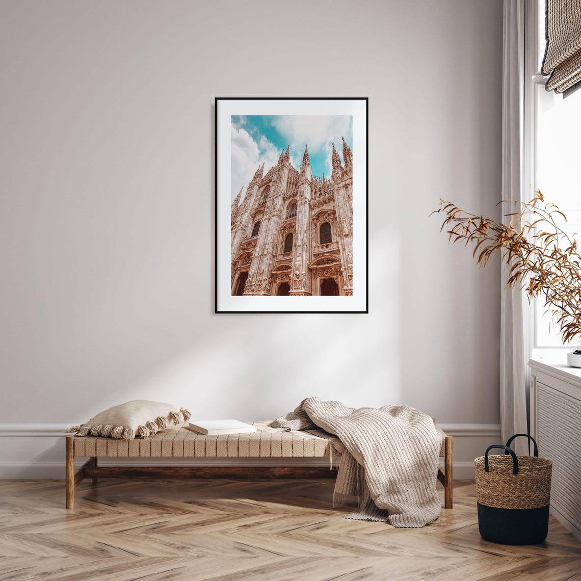 Milan Cathedral Duomo Gothic Marble Spires Facade Italy Poster - Image 2