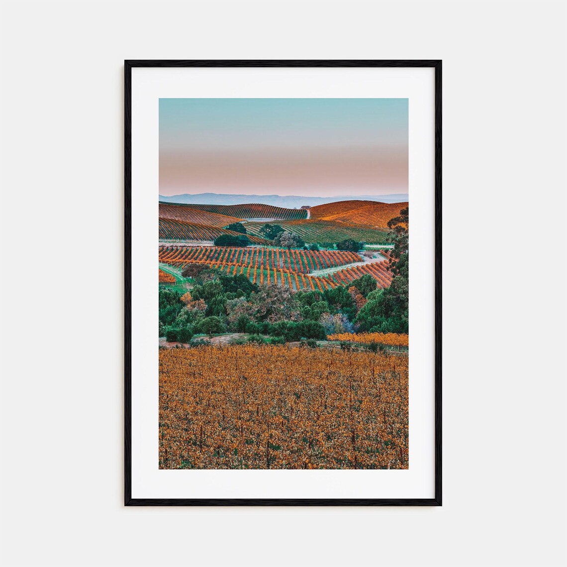 Napa Valley Travel Poster, Street Map Art Print
