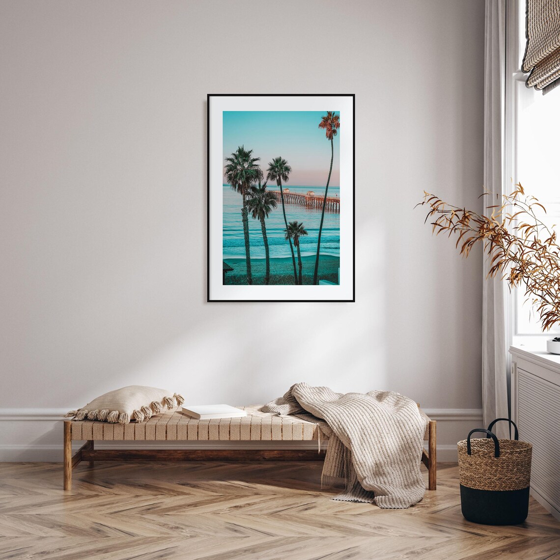 Southern California Travel Poster, Colorful Street Map - Image 2