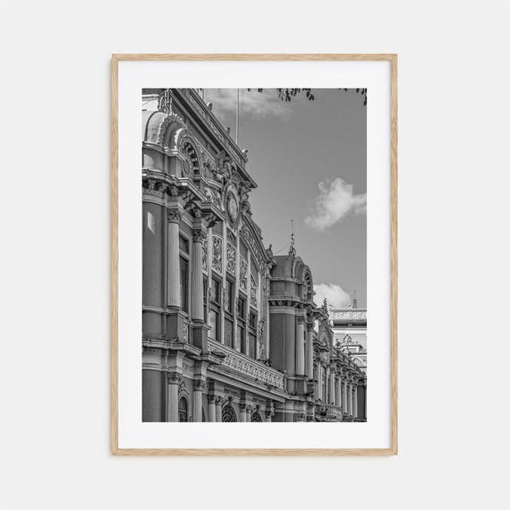 San Jose Photo Poster Print, Costa Rica Travel Map