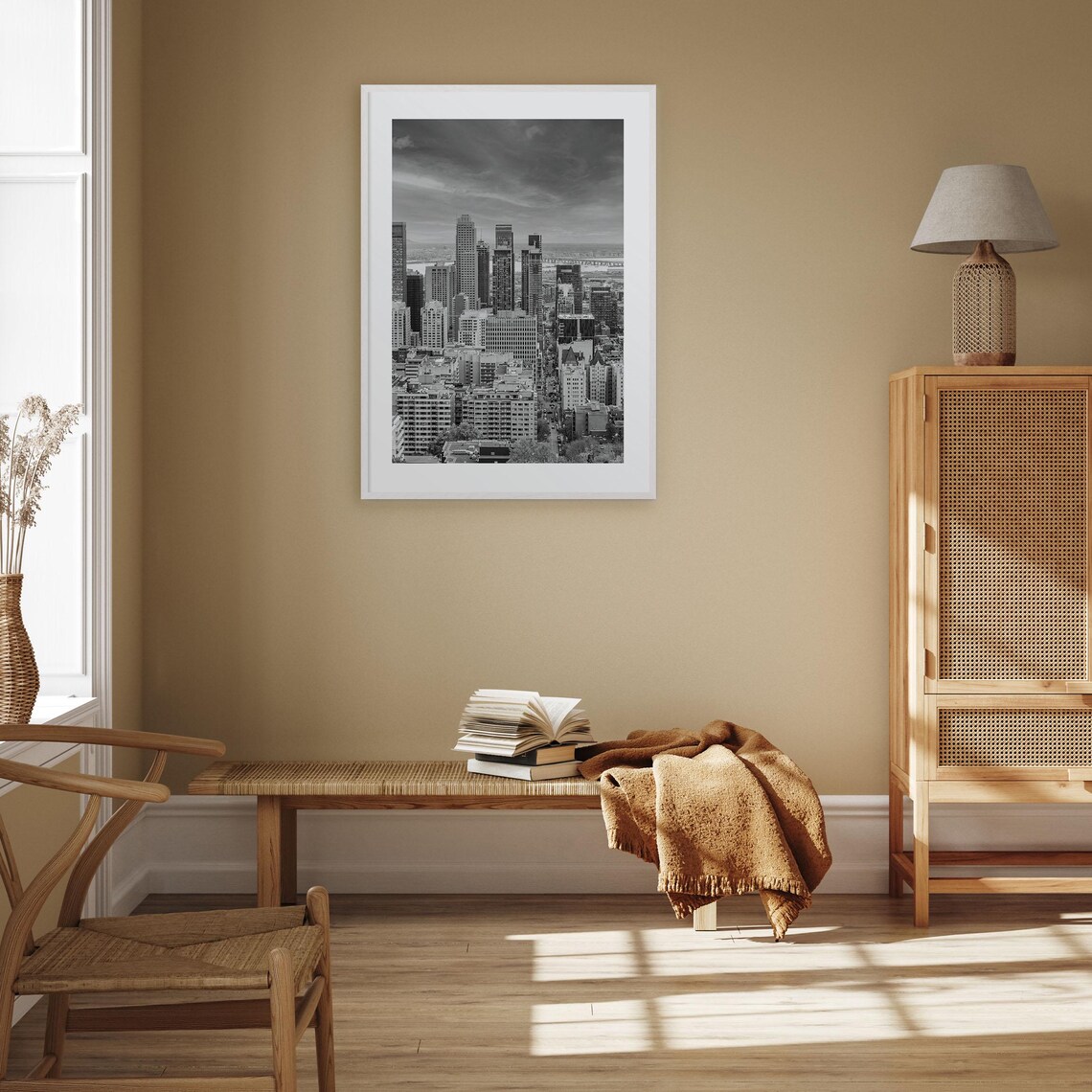 Montreal Black And White Travel Poster Print - Image 3
