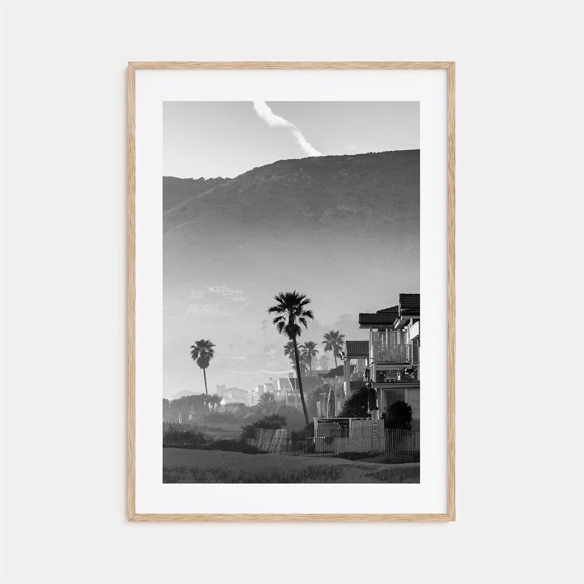 California Black And White Travel Poster, Map Print