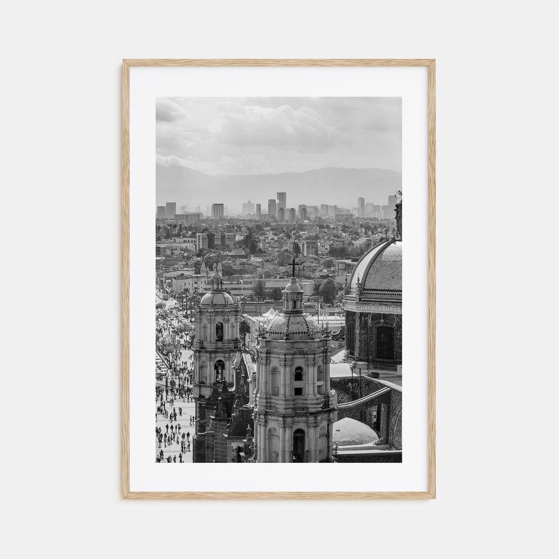 Mexico City Photo Poster Print Mexico City Black And White Wall Art Mexico City Photography Mexico City Travel Map Poster