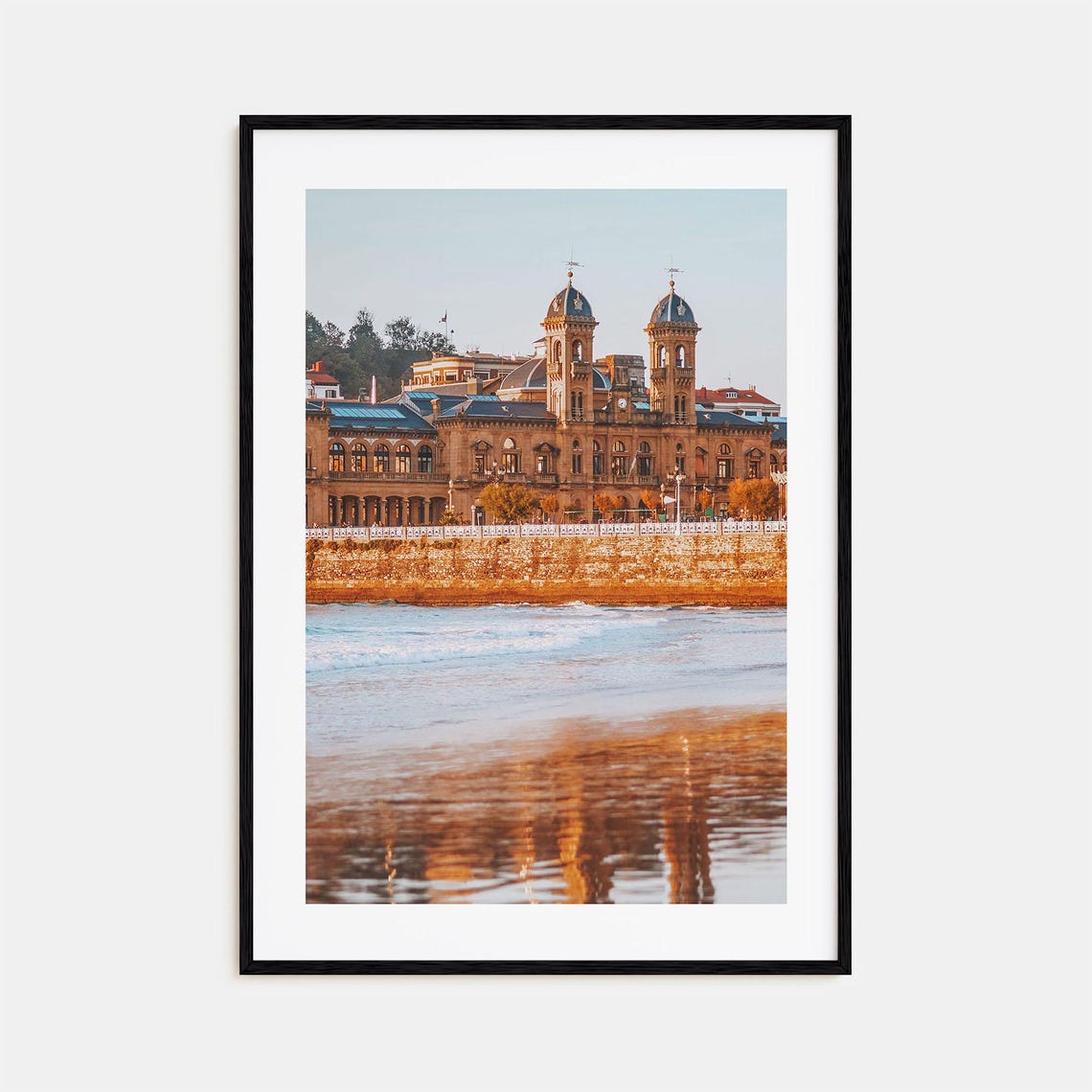 San Sebastian Colorful Poster Print San Sebastin Photo Art San Sebastian Decor Travel Print San Sebastian Street Map Poster City Map