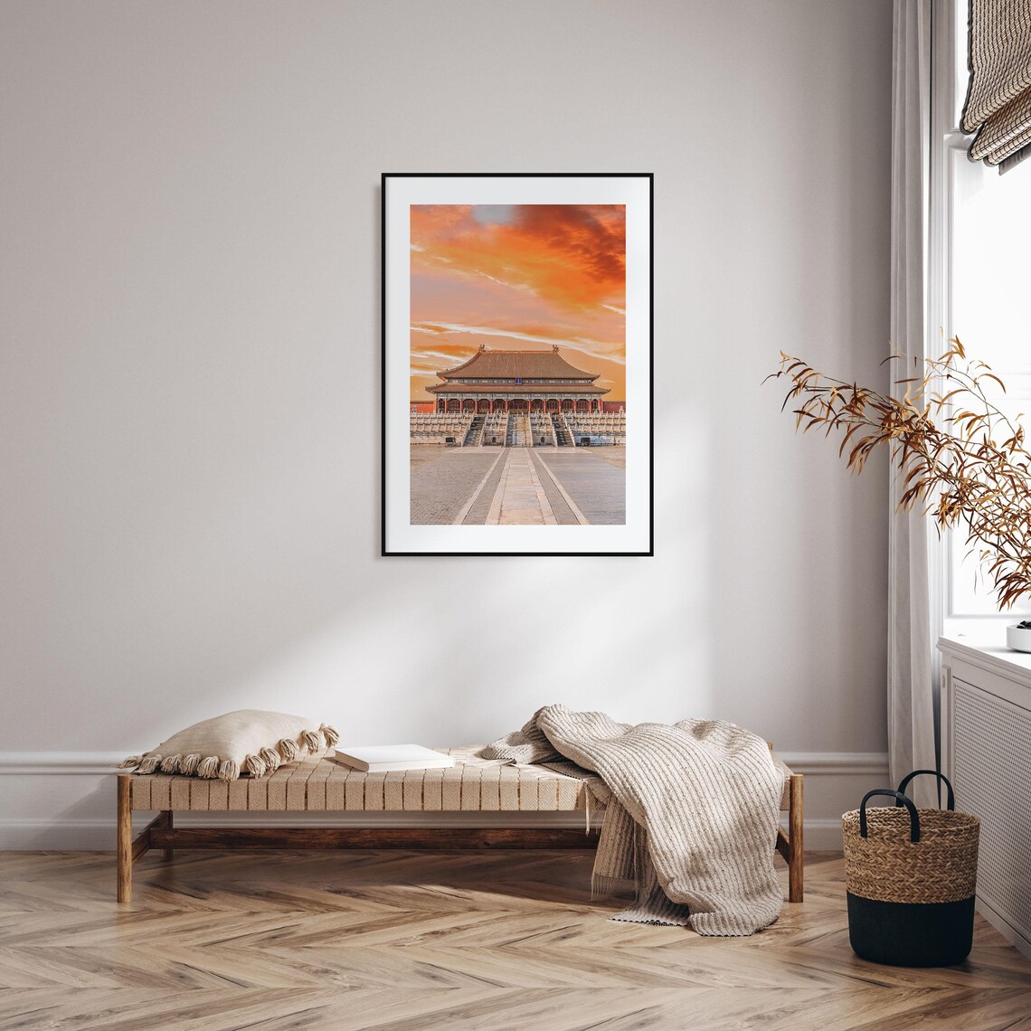 Beijing Colorful Poster Print No 2, Travel Map - Image 2