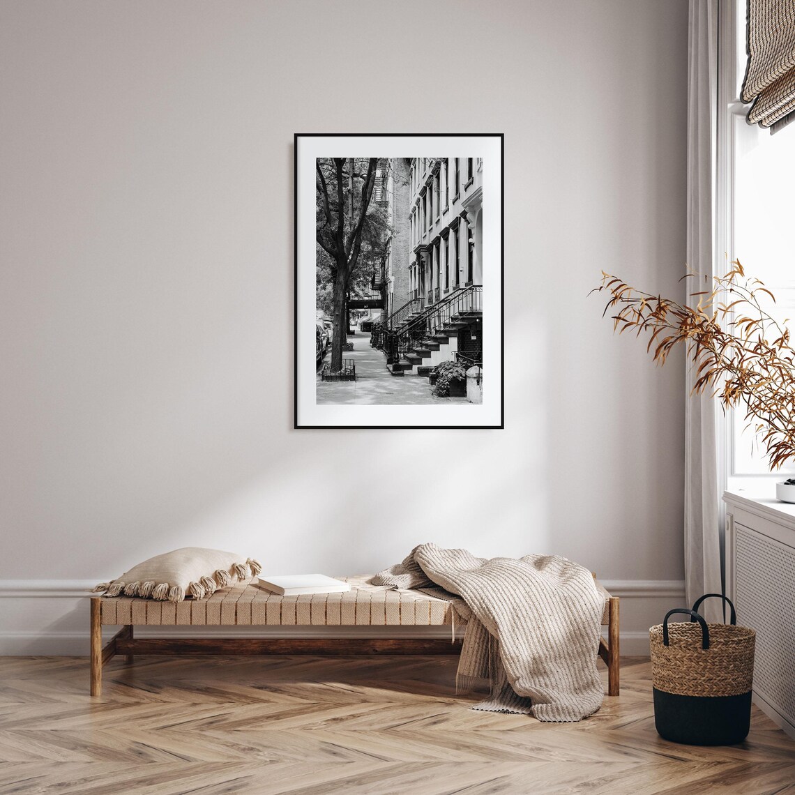 Gramercy Park Photo Poster Print Gramercy Park Black And White Art Gramercy Park Photography Gramercy Park Travel Map Poster - Image 2