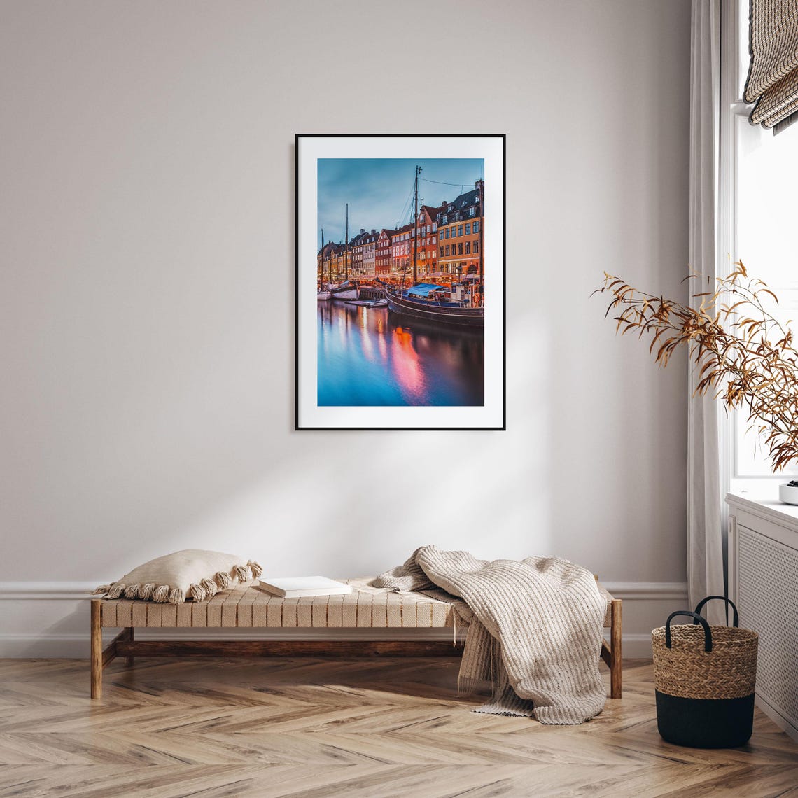 Copenhagen Colorful Poster Print No 2 Copenhagen Photo Art Copenhagen Wall Decor Copenhagen Travel Print Street Map Poster City Map - Image 2