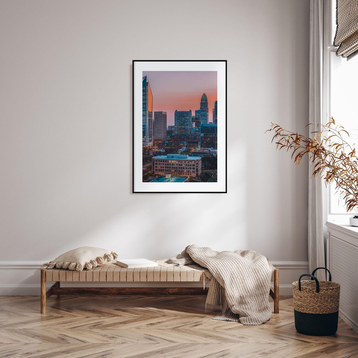 Charlotte Colorful Poster Print No 2 Charlotte Photo Art Charlotte Decor Charlotte Travel Print Charlotte Street Map Poster City Map - Image 2