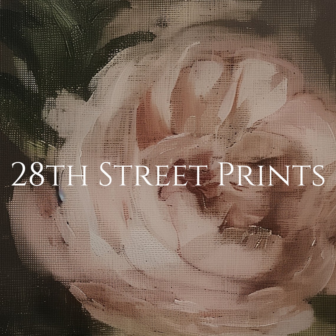 Vintage Pink Peonies Moody Dark Background Romantic Floral Wall Art - Image 3
