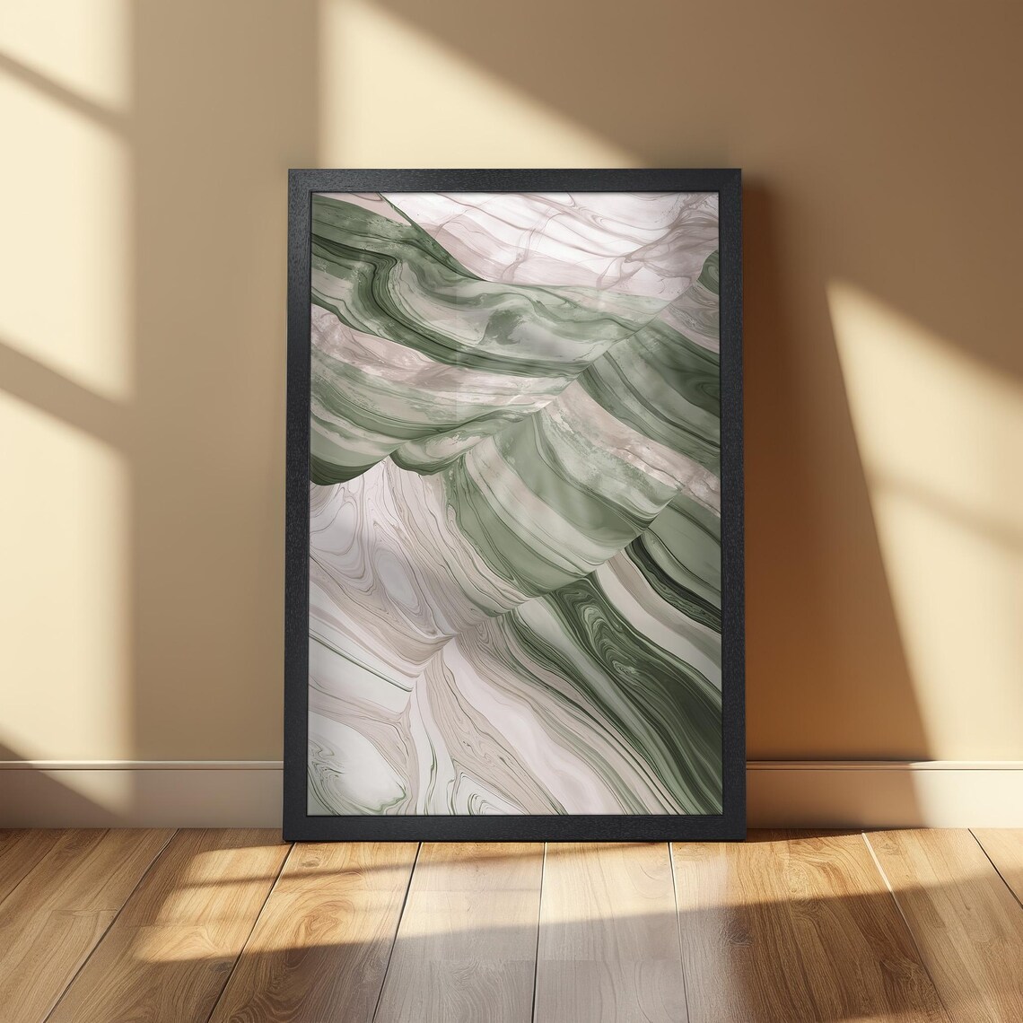 Abstract Fluid Art, Minimalist Bedroom Decor Gift - Image 2