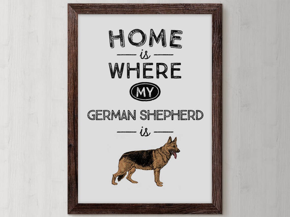 German Shepherd Dog Lovers Gifts German Shepherd Sign Dog Lover Gift Idea Dog Birthday Dog Mom Gifts Dog Memorial Gift Dog Lover Home