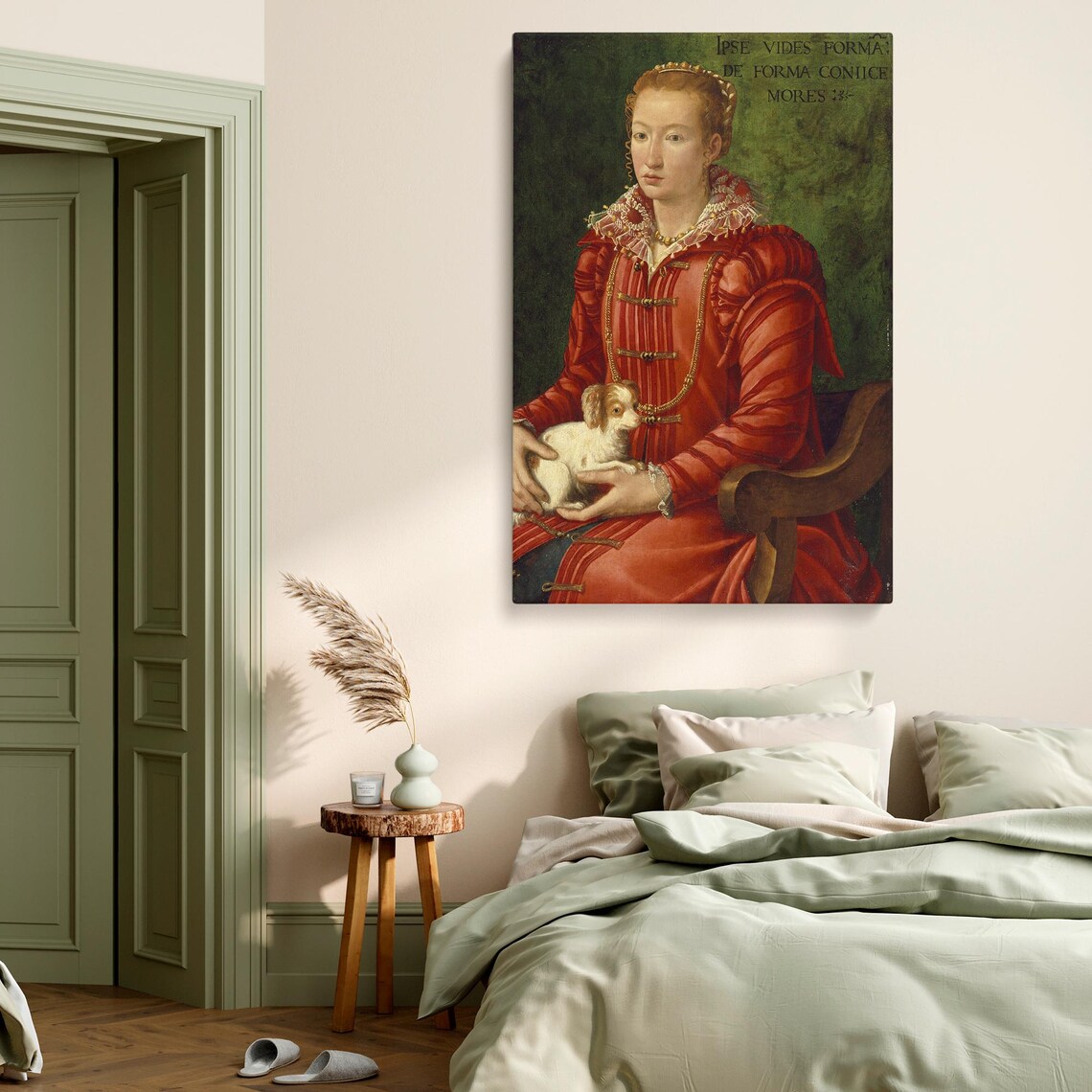 Renaissance Noblewoman Portrait, Classic Wall Decor