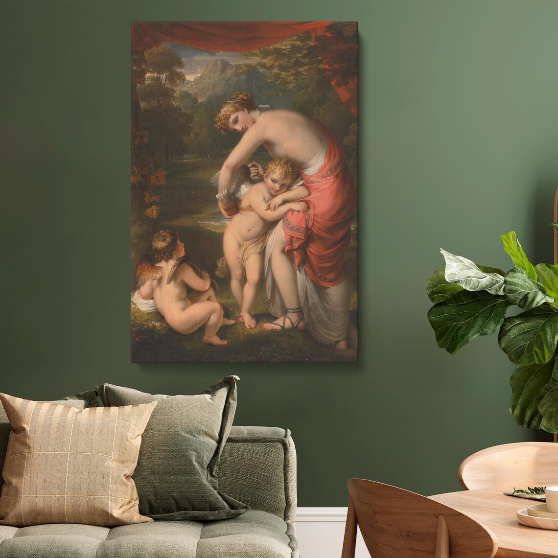 Venus And Cupid - Classical Mythological Art Print - Image 2