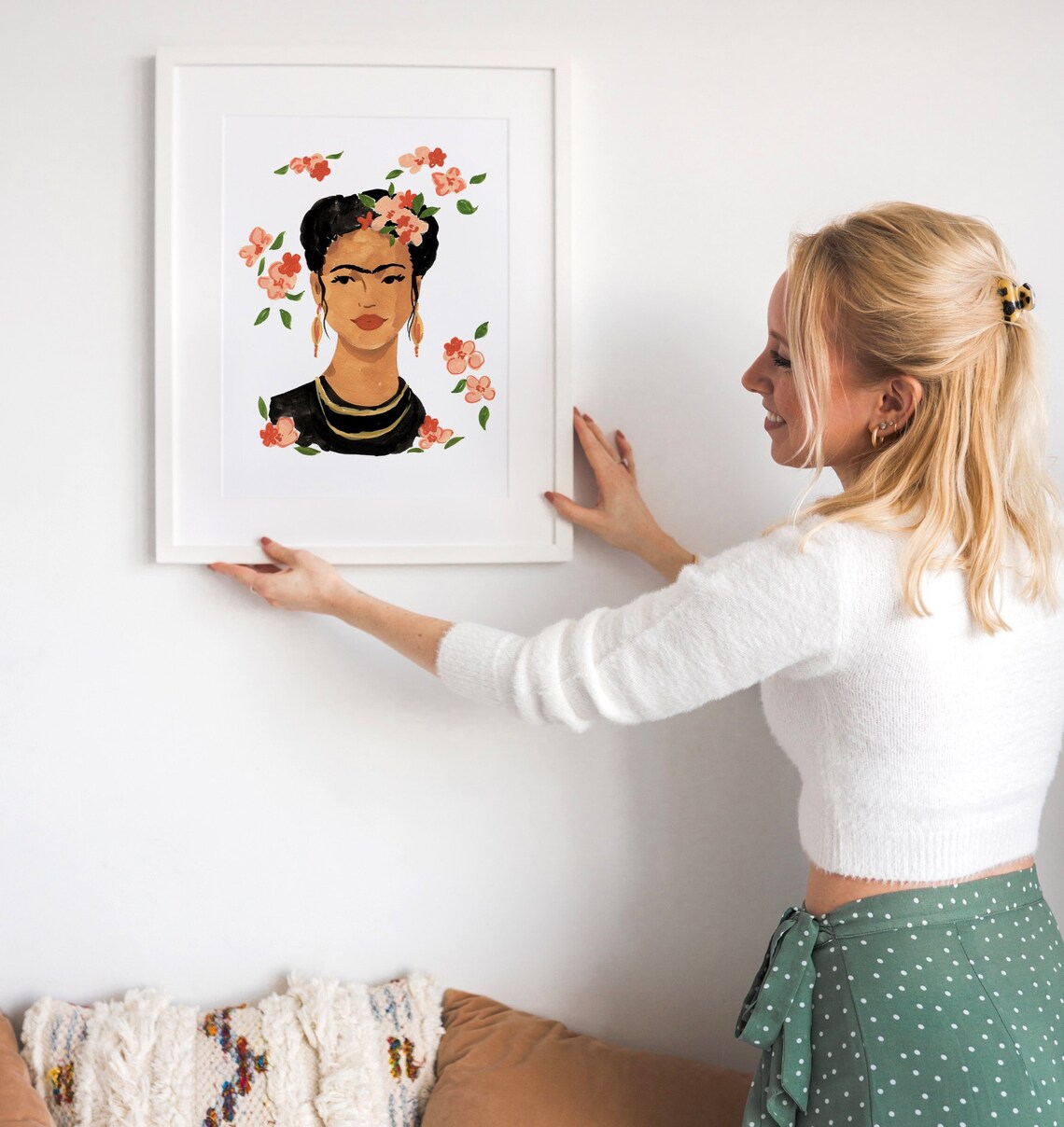 Frida Portrait Art Print, Women In Power - Image 2