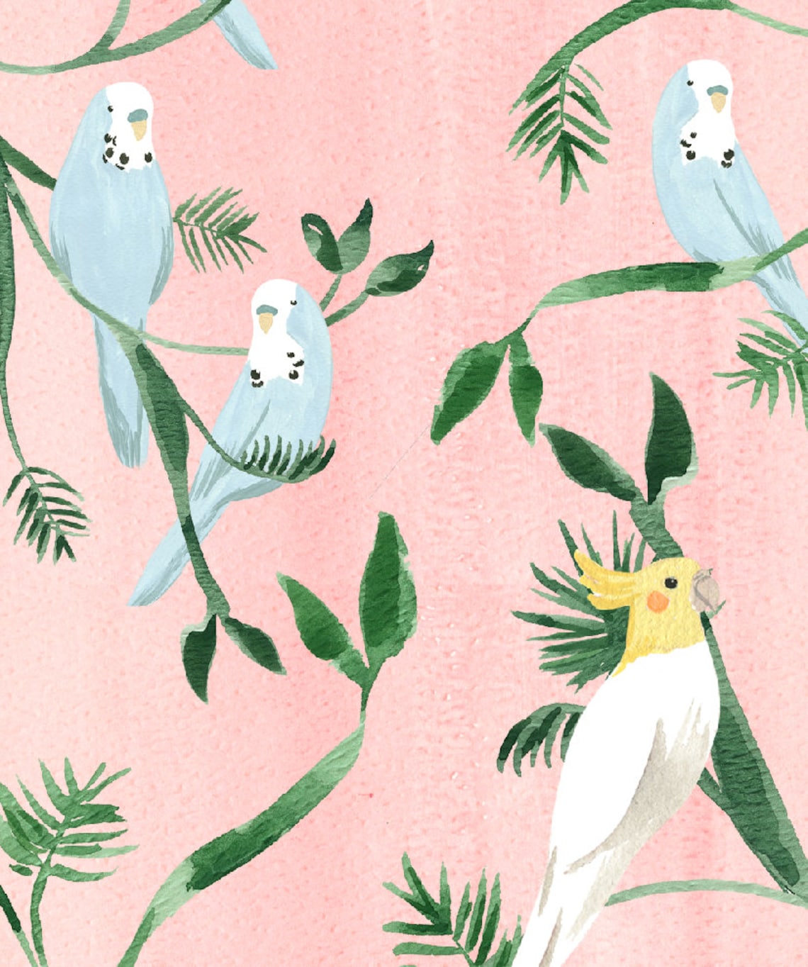 Jungle Birds by Sabina Fenn, Tropical Art Print - Image 4