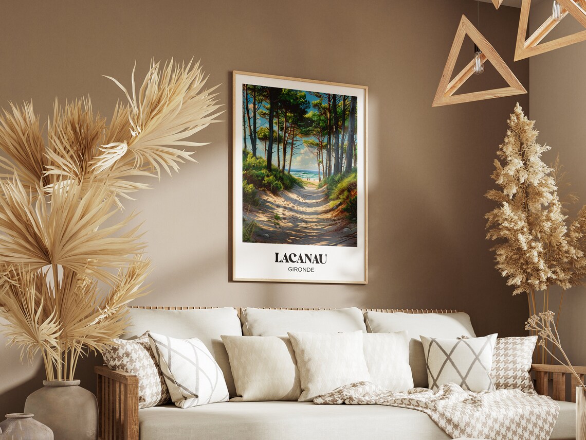 Lacanau Travel Poster, South West Travel Poster - Image 2