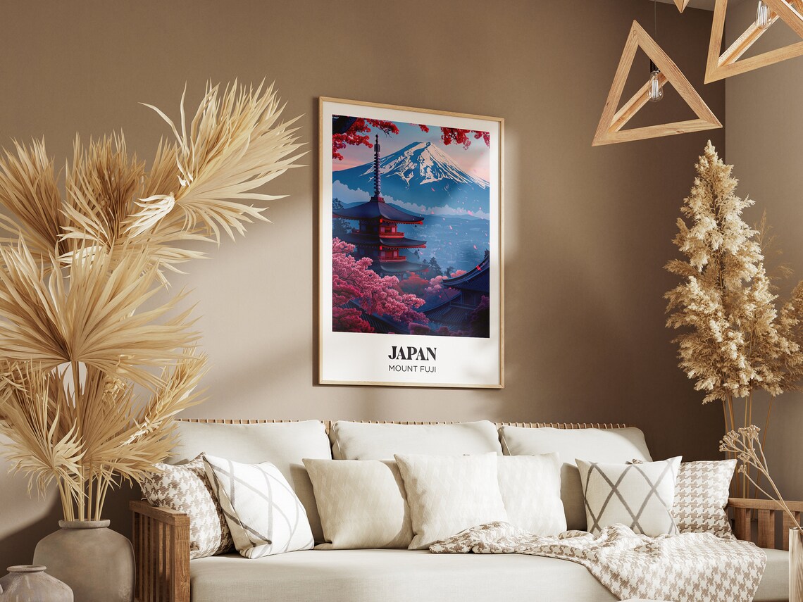 Tokyo Watercolor Travel Poster, Japan Wall Art Print - Image 2
