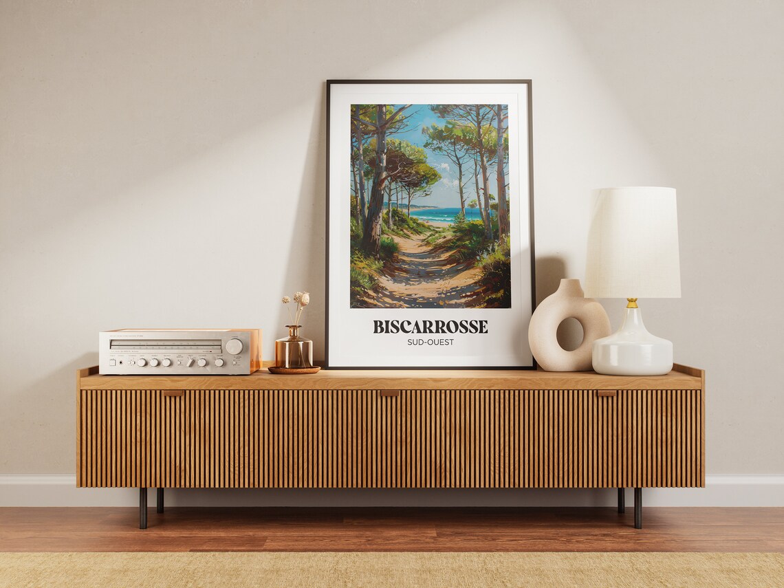 Biscarrosse Travel Poster, Les Landes Travel Poster - Image 3