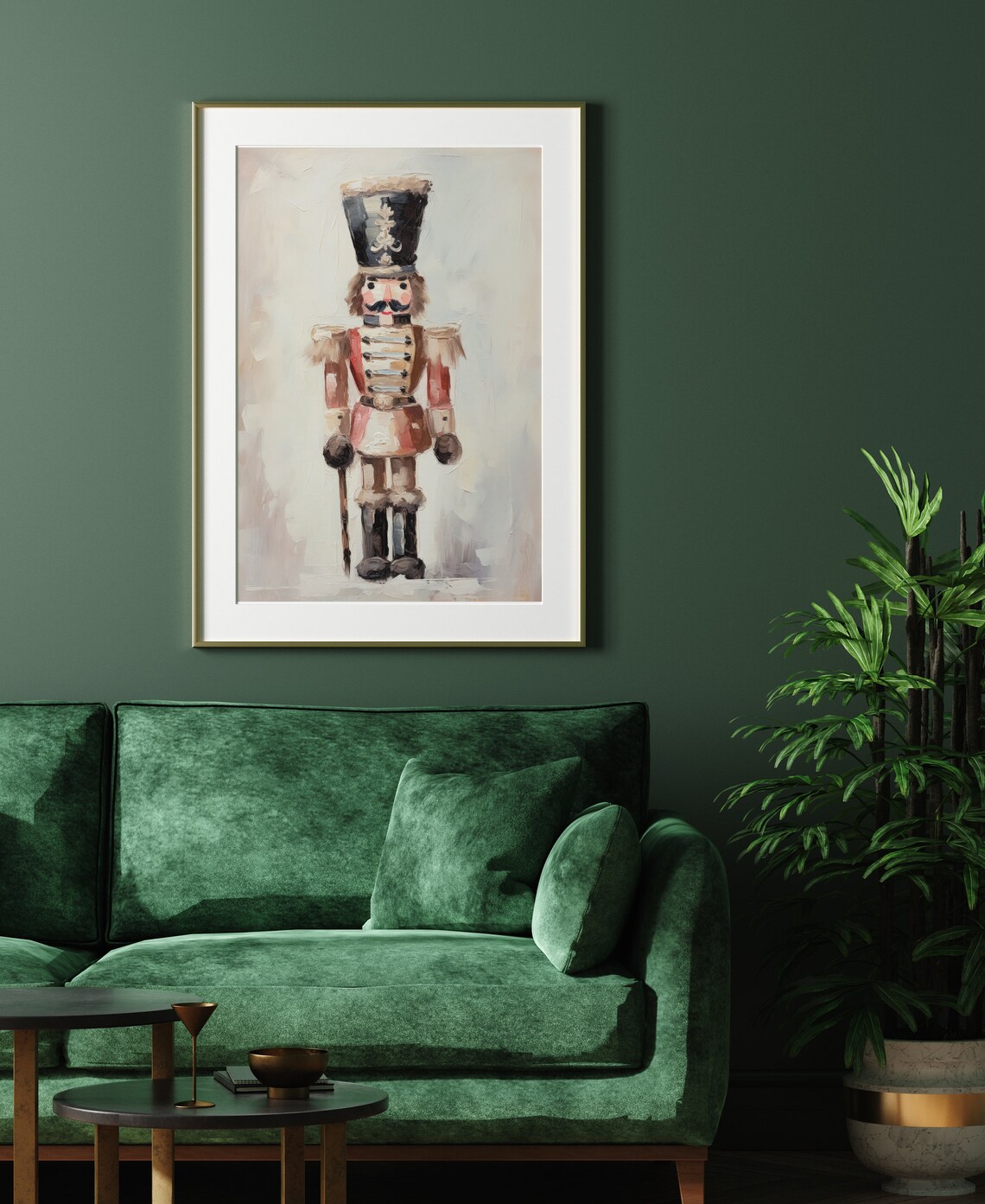 Nutcracker Vintage Holiday Poster, Aesthetic Christmas Decor - Image 3