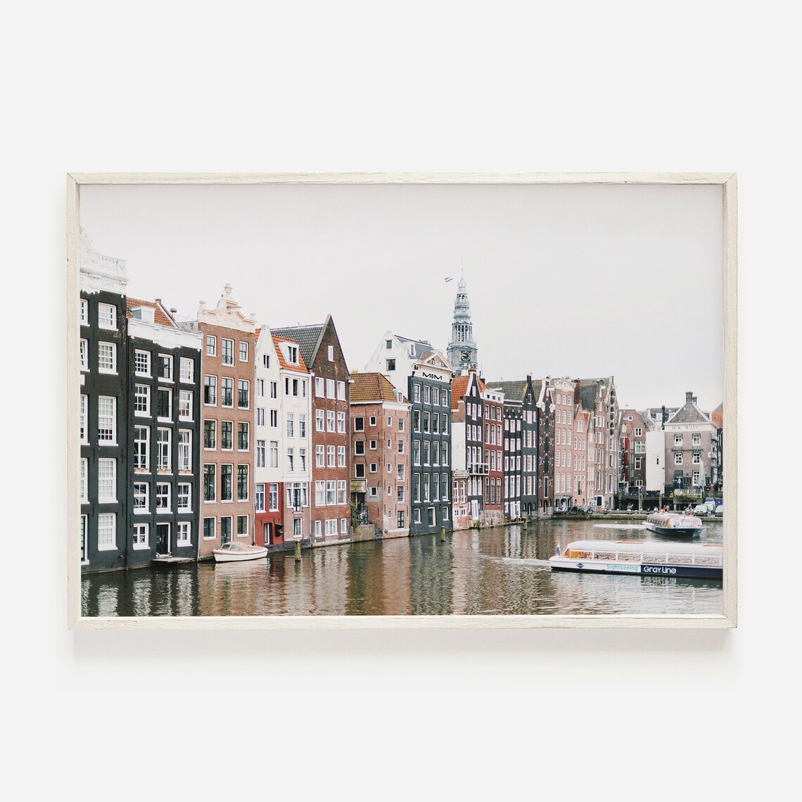 Canal House Wall Art Amsterdam Travel Poster