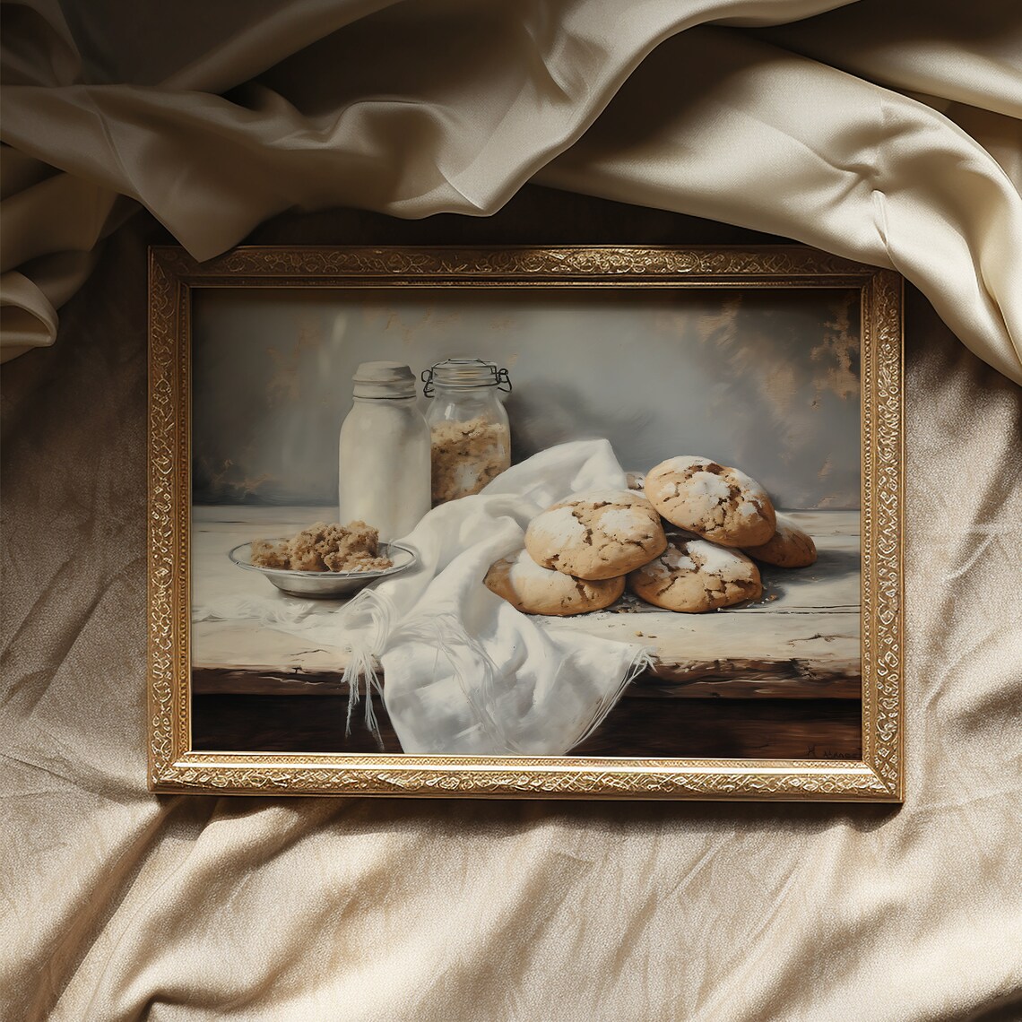 Farmhouse Cookies Vintage Kitchen Art Print - Image 2