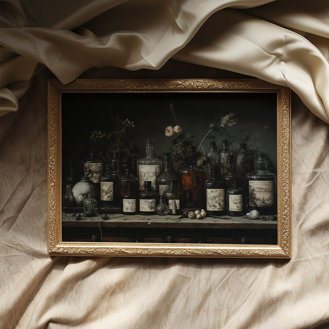 Witches Apothecary Vintage Halloween Art Print - Image 3