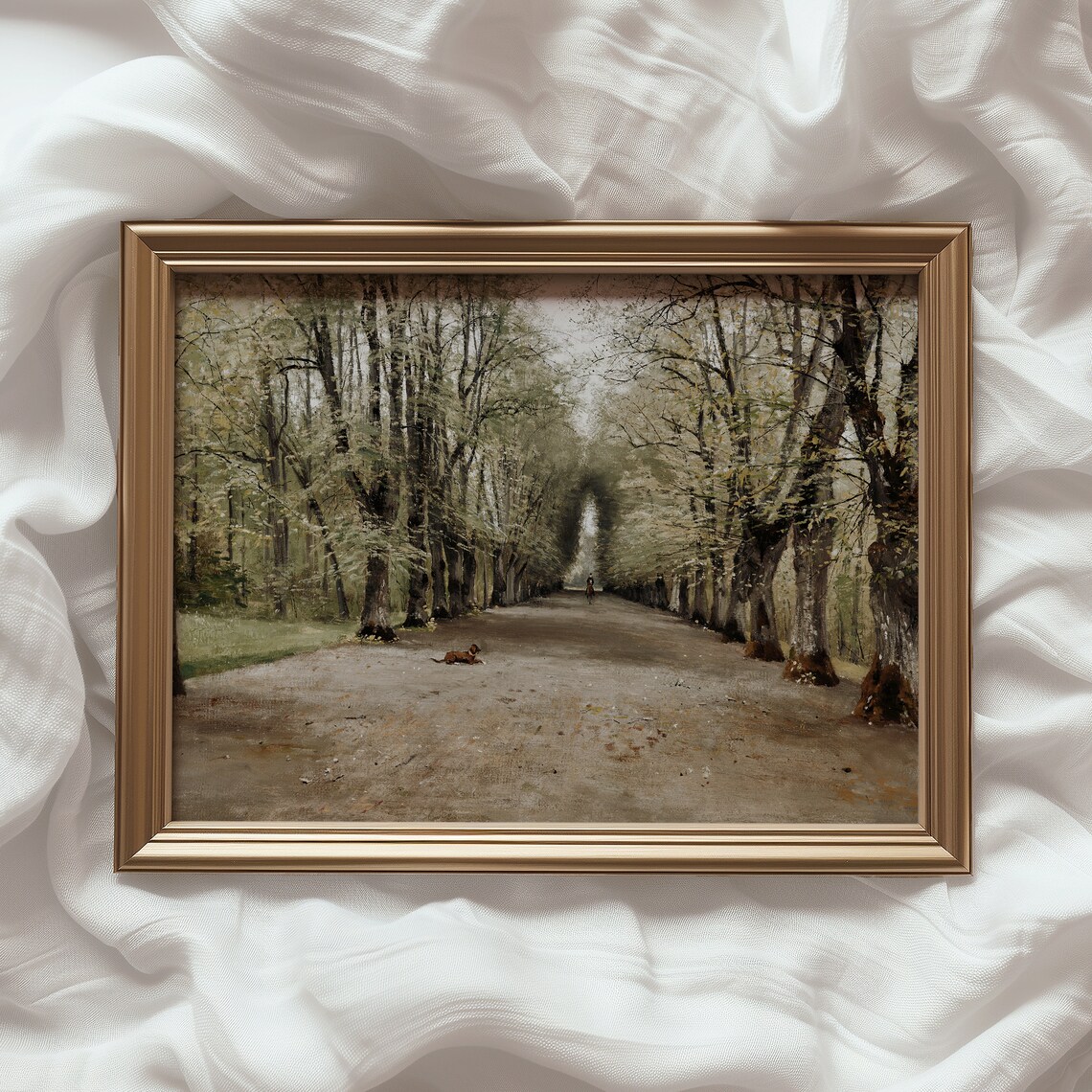 Forest Park Vintage Equestrian Art Print
